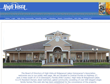 Tablet Screenshot of highvistahoa.com